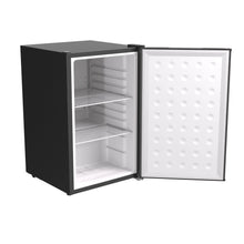 Load image into Gallery viewer, Husky Premium 65L Solid Door 2.3 Cu.ft. Freestanding Under-Counter Mini Fridge in Black Husky-NA Solid Door Large
