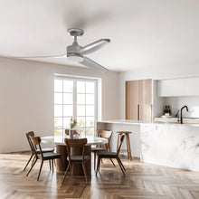 Load image into Gallery viewer, ProMounts 52 in. WIFI 3-Blade Smart Ceiling Fan with Reversible Motor, 6 Speeds and 3 Color Temperatures, App Control, Satin Nickel - One Products
