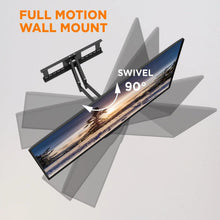 Load image into Gallery viewer, ProMounts Large Articulating/Full Motion TV Wall Mount for 50”-110” Screens and Holds up to 132lbs (OMA8601) - One Products
