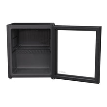 Load image into Gallery viewer, Husky Premium 1.6 Cu.Ft Premium Freestanding Glass Door Beverage Cooler &amp; Mini Fridge, Black - One Products
