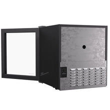 Load image into Gallery viewer, Husky Premium 1.6 Cu.Ft Premium Freestanding Glass Door Beverage Cooler &amp; Mini Fridge, Black - One Products
