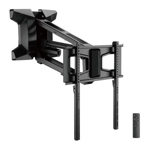 Motorized Fireplace Mantel TV Wall Mount for TVs 37