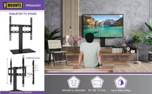 Load image into Gallery viewer, ProMounts Tabletop TV Stand Mount for 37&quot;-65 TVs Holds up to 88lbs - One Products
