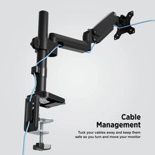 Load image into Gallery viewer, ProMounts Landscape to Portrait Single Monitor Arm for 13” to 32” Screens Holds up to 17.6 lbs - One Products
