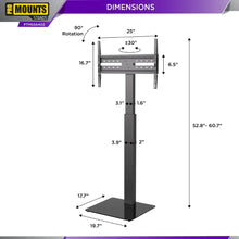 Load image into Gallery viewer, ProMounts Portrait &amp; Landscape Floor TV Stand for 32”-75” TVs, Holds up to 77lbs - One Products
