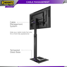 Load image into Gallery viewer, ProMounts Portrait &amp; Landscape Floor TV Stand for 32”-75” TVs, Holds up to 77lbs - One Products
