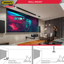 Load image into Gallery viewer, PoMounts Universal Extended Overhead Ceiling Projector Mount, Supports up to 132lbs (UPR-PRO200) - One Products
