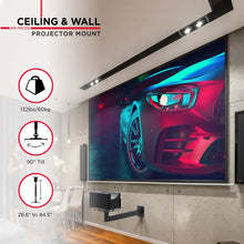 Load image into Gallery viewer, PoMounts Universal Extended Overhead Ceiling Projector Mount, Supports up to 132lbs (UPR-PRO200) - One Products
