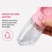 Load image into Gallery viewer, Portable Pet Water Bottle with Built-In Drinking Bowl – Leakproof Travel Water Dispenser for Dogs, Cats &amp; Small Pets | Ideal for Walks, Hiking, Travel &amp; Outdoor Adventures One Products
