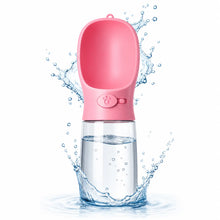 Load image into Gallery viewer, Portable Pet Water Bottle with Built-In Drinking Bowl – Leakproof Travel Water Dispenser for Dogs, Cats &amp; Small Pets | Ideal for Walks, Hiking, Travel &amp; Outdoor Adventures One Products
