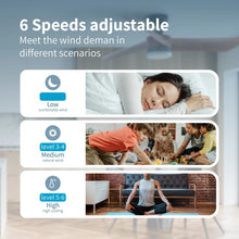 Load image into Gallery viewer, ProMounts 54 in. WIFI 3-Blade Smart Ceiling Fan with Reversible Motor, 6 Speeds and 3 Color Temperatures, App Control, Walnut One Smart CE Gear
