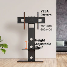 Load image into Gallery viewer, ProMounts Premium Swivel TV Stand Mount for 37”-72” Screens with Shelving, Holds up to 110 Lbs (ATMSS6401-X2) ProMountshttps://www.one-products.com/
