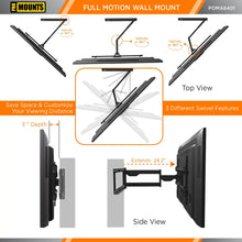 Load image into Gallery viewer, Promounts Premium Indoor and Outdoor Articulating TV Mount TV Mount with Extendable Arm for 32&quot;-75&quot; TVs Holds up to 132lbs ProMounts Outdoor Articulating Mount
