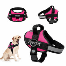 Load image into Gallery viewer, Side Ring No Pull Dog Harness - No Choke, Escape Proof, Reflective, 3 Leash Clips, Comfortable Fit Pet Vest - Easy Walks &amp; Training - for Medium &amp; Large Dogs | Pink One Products
