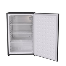 Load image into Gallery viewer, SnowLion Premium 122L Solid Door 4.3 Cu.ft. Freestanding Under-Counter Mini Fridge in Black SnowLion Solid Door Extra Large
