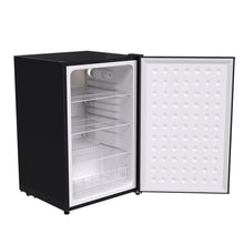 Load image into Gallery viewer, SnowLion Premium 122L Solid Door 4.3 Cu.ft. Freestanding Under-Counter Mini Fridge in Black SnowLion Solid Door Extra Large
