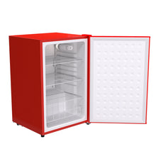 Load image into Gallery viewer, SnowLion Premium 122L Solid Door Mini Fridge 4.3 Cu.ft. Freestanding Under-Counter Mini Refrigerator in Red SnowLion Solid Door Extra Large

