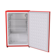 Load image into Gallery viewer, SnowLion Premium 122L Solid Door Mini Fridge 4.3 Cu.ft. Freestanding Under-Counter Mini Refrigerator in Red SnowLion Solid Door Extra Large
