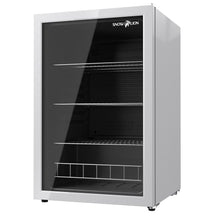 Load image into Gallery viewer, SnowLion Premium 131L Beverage Refrigerator 4.6 Cu.ft. Freestanding Mini Fridge With Glass Door in White SnowLion Glass Door Extra Large
