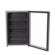 Load image into Gallery viewer, SnowLion Premium 131L Beverage Refrigerator 4.6 Cu.ft. Freestanding Mini Fridge With Glass Door in White SnowLion Glass Door Extra Large
