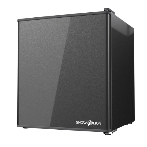SnowLion Premium 43L Solid Door Mini Fridge 1.5 C.ft. Freestanding Under-counter refrigerator in Black (OSFS008-BM) SnowLion Solid Door Medium