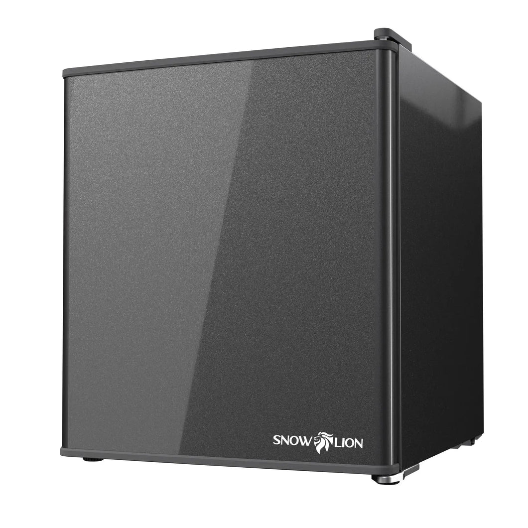 SnowLion Premium 43L Solid Door Mini Fridge 1.5 C.ft. Freestanding Under-counter refrigerator in Black (OSFS008-BM) SnowLion Solid Door Medium