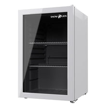 Load image into Gallery viewer, SnowLion Premium 69L Beverage Refrigerator 2.4 Cu.ft. Freestanding Mini Fridge With Glass Door in White SnowLion Glass Door Large
