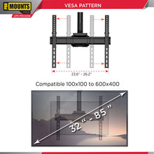 Load image into Gallery viewer, ProMounts Double Sided TV Ceiling Mount for 32”-85” Screens Holds up to 88 lbs on Each Side (UC-PRO320B) - One Products
