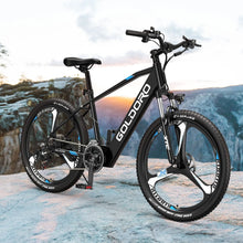Load image into Gallery viewer, Goldoro Electric Bike 26&quot; X7 Aluminum Alloy Mountain Bike, 250W/36V, MAX 18 MPH, 21 speed with Alloy Wheels - One Products
