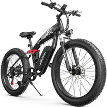 Load image into Gallery viewer, Goldoro Electric Bike 26&quot; X8 Aluminum Alloy Snowmobile,Fat Tire 500W/48V, MAX 31 MPH, 7 speed - One Products
