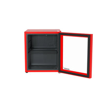 Load image into Gallery viewer, Husky Premium 46L Beverage Refrigerator 1.6 Cu.ft. Freestanding Counter-Top Mini Fridge With Glass Door in Red - One Products
