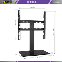 Load image into Gallery viewer, ProMounts Tabletop TV Stand Mount for 37&quot;-65 TVs Holds up to 88lbs - One Products
