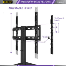 Load image into Gallery viewer, ProMounts Tabletop TV Stand Mount for 37&quot;-65 TVs Holds up to 88lbs - One Products
