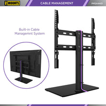 Load image into Gallery viewer, ProMounts Tabletop TV Stand Mount for 37&quot;-65 TVs Holds up to 88lbs - One Products
