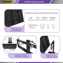 Load image into Gallery viewer, ProMounts Tabletop TV Stand Mount for 37&quot;-65 TVs Holds up to 88lbs - One Products
