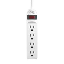 Load image into Gallery viewer, ONE Power 4 Outlet Power Strip with 2 Foot Extension Cord - One Products
