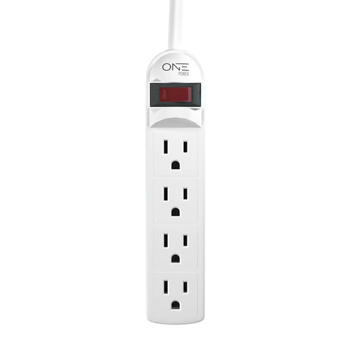 ONE Power 4 Outlet Power Strip with 2 Foot Extension Cord - One Products