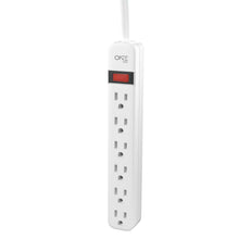 Load image into Gallery viewer, ONE Power 6 Outlet Power Strip with 2 Foot Extension Cord (PS601) - One Products
