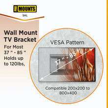 Load image into Gallery viewer, ProMounts Articulating / Full-Motion TV Wall Mount for 37&quot; to 85&quot; TVs up to 120 lbs (SAL) - One Products

