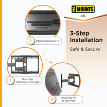 Load image into Gallery viewer, ProMounts Articulating / Full-Motion TV Wall Mount for 37&quot; to 85&quot; TVs up to 120 lbs (SAL) - One Products
